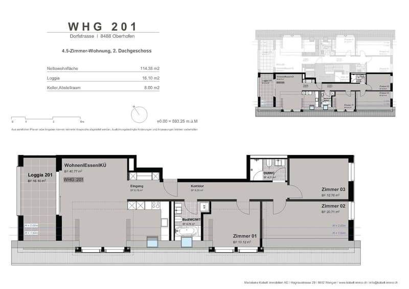 4 ½ Zimmer-Dachwohnung, 8488 Turbenthal (7)