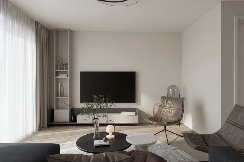 Neubau in Effretikon: 4½-Zimmer-Wohnung mit Ankleide, Reduit und Terrasse (3)