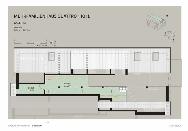 WOHNPARK DORF - VERKAUFSSTART 2. ETAPPE - 4,5-Zimmerwohnung im Dachgeschoss (9)