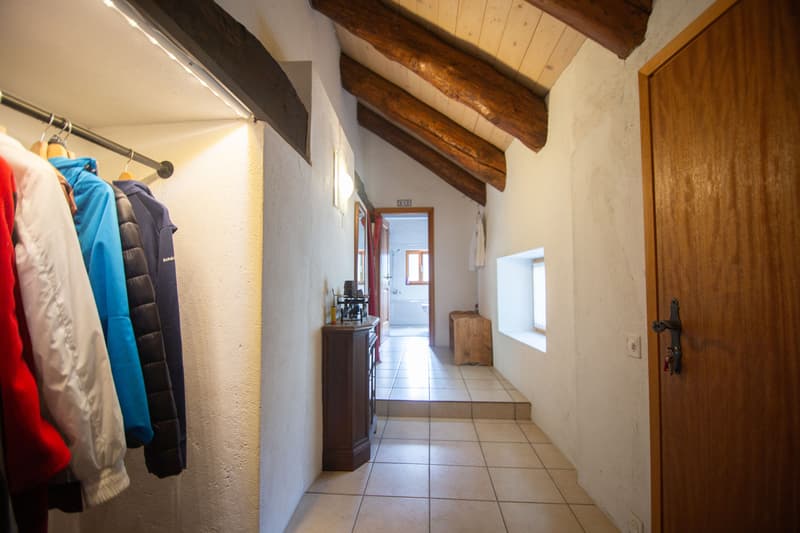 Eingang Garderobe Gang