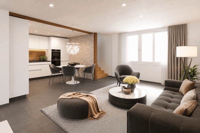 4.5-Zimmer-Wohnung mit Hauscharakter: einzigartiger Charme in unmittelbarer See- und Zentrumsnähe! (1)