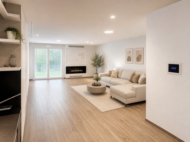 Komfortable 4-5 Zimmer-Gartenwohnung mit 32m2 Wintergarten in Wilen b. Wollerau (1)