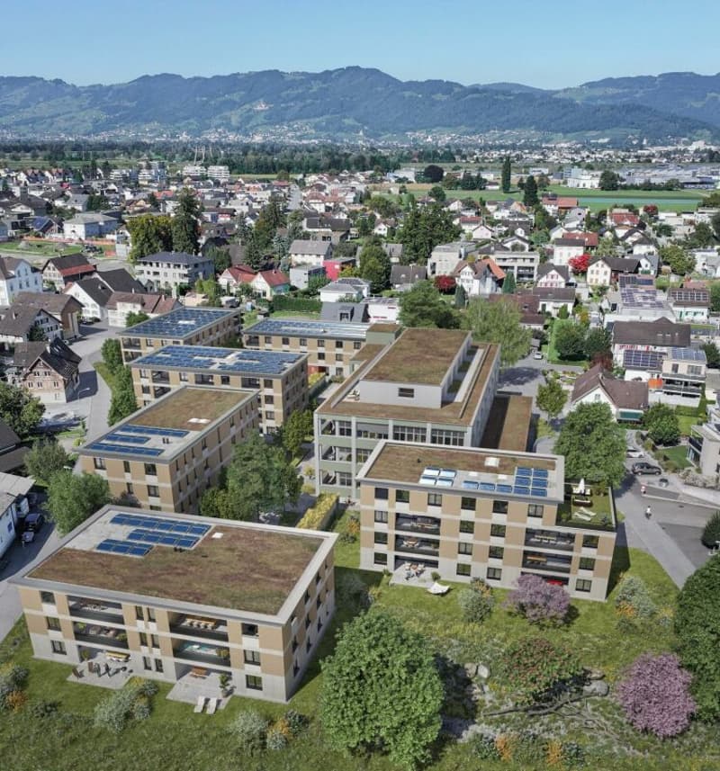 Ansicht auf das Projekt (Visualisierung)