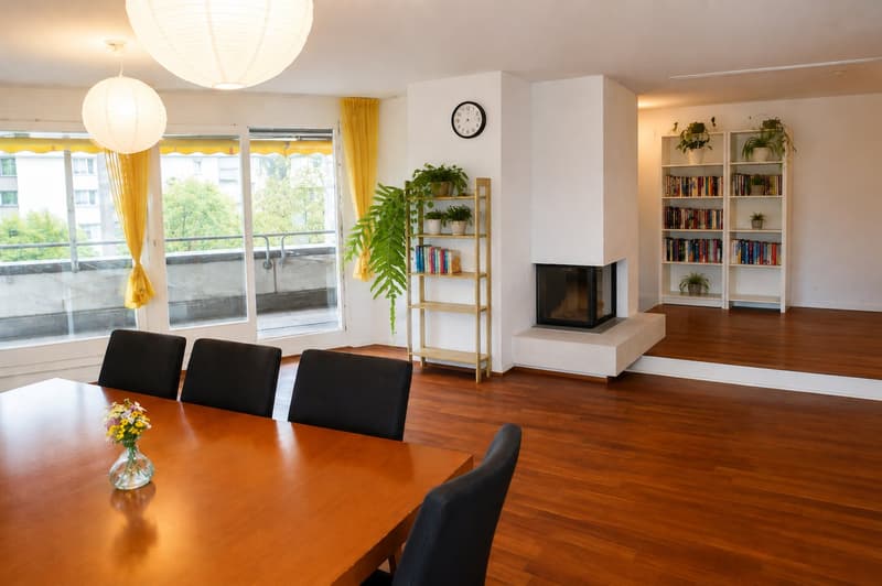 Sonnige Attikawohnung mit grosser Terrasse und Weitsicht im beliebten Zürich-Schwamendingen (6)