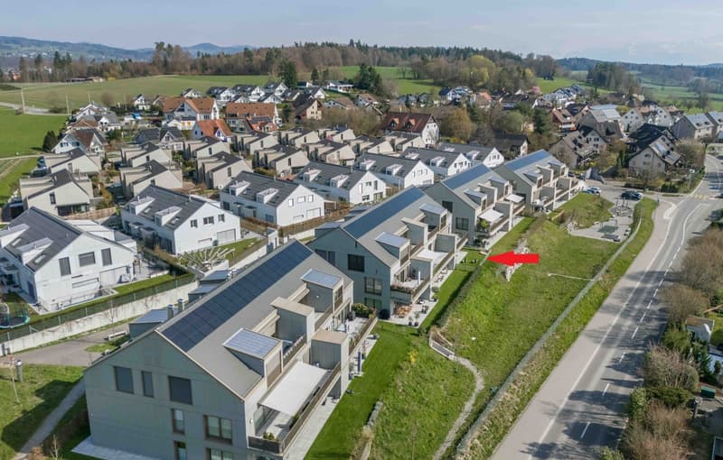 Moderne Erdgeschosswohnung mit viel Umschwung (1)