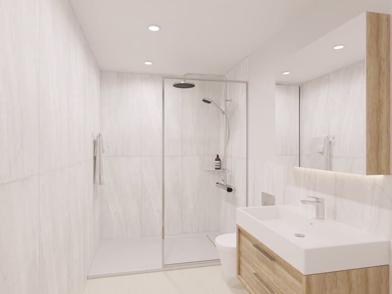 Badezimmer im eleganten Design