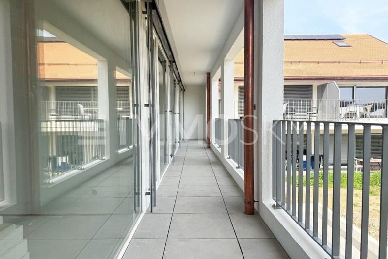 Coursive étage chambres côté jardin