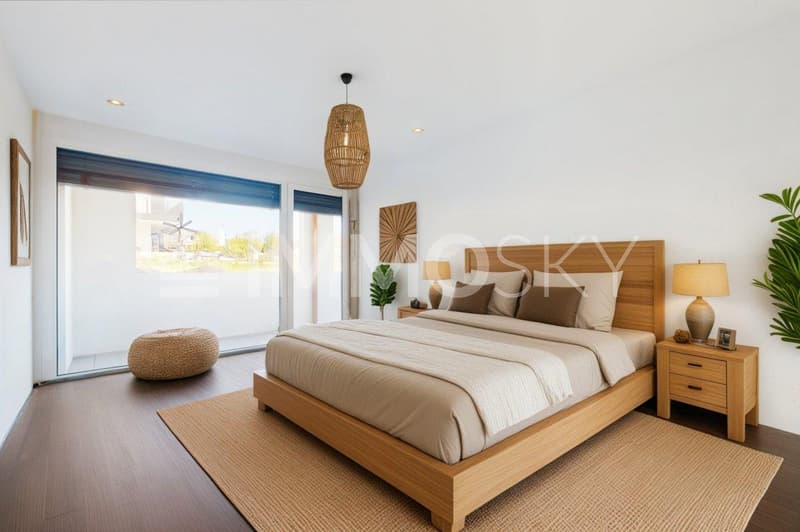 Belle chambre parentale (homestaging)