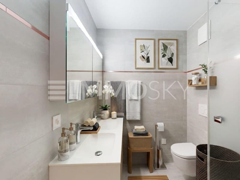 Salle de douche privative