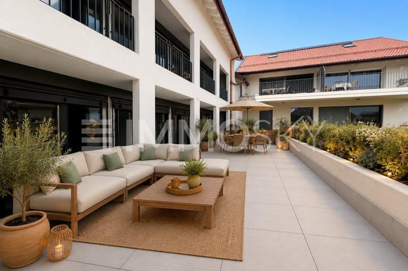 Superbe terrasse homestaging