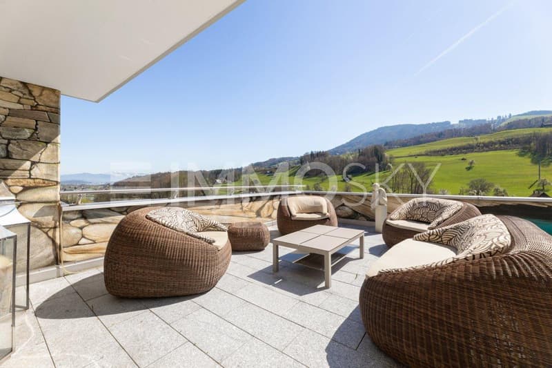 Terrasse mit traumhafter Seesicht