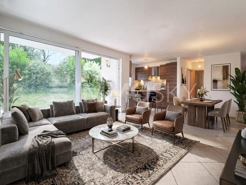 Séjour lumineux (home staging)