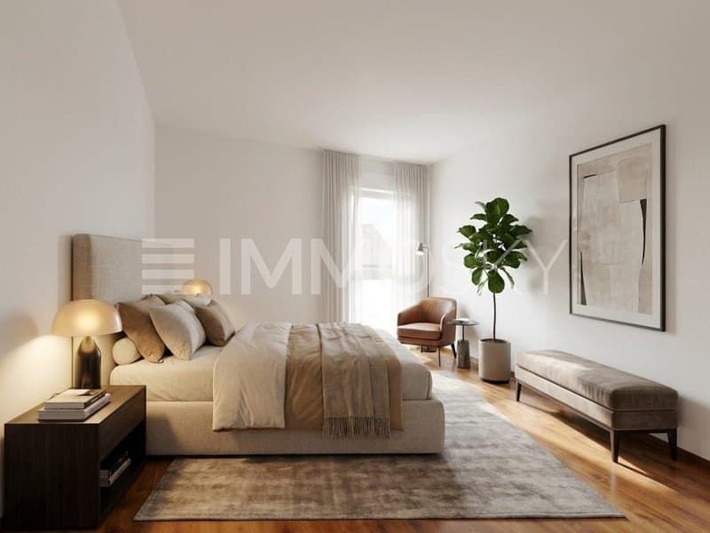 Chambre spacieuse (home staging)