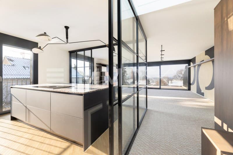 Designküche im Licht Transparenz trifft Eleganz