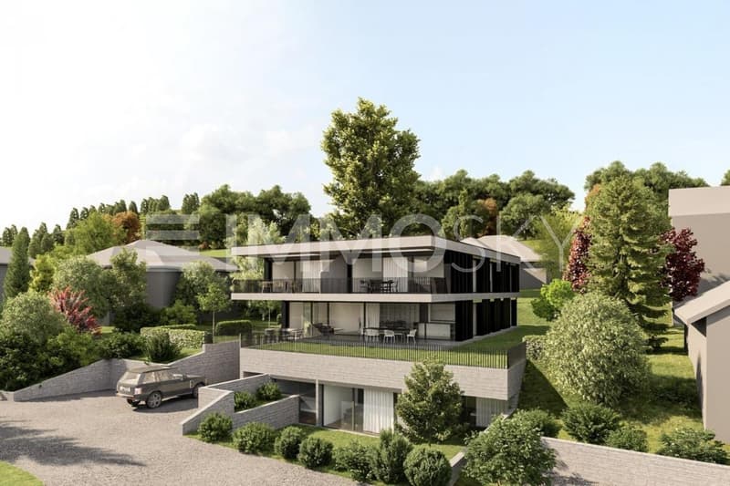 Aussenansicht modern und an schöner Lage