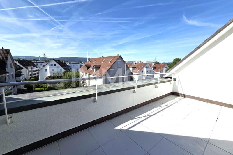 Panoramasicht aus dem herrlichen Balkon