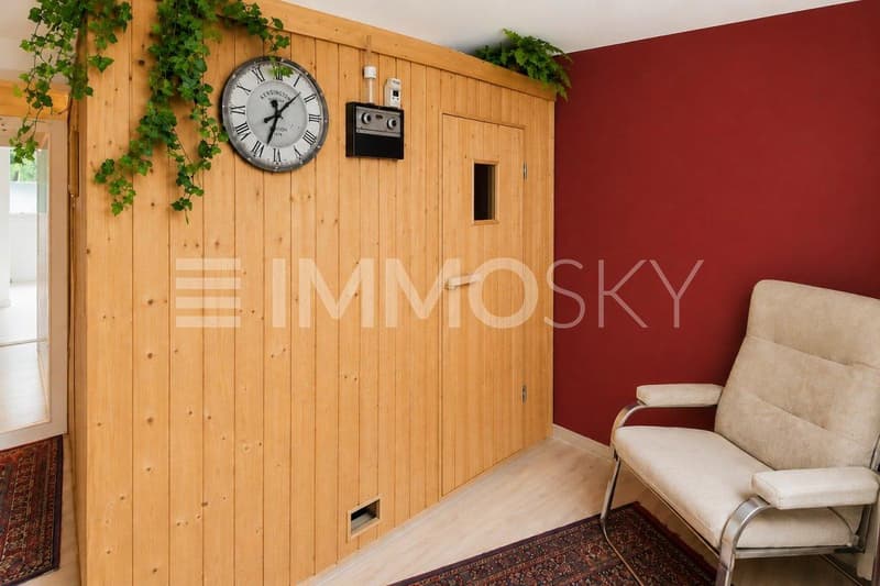 Private Sauna mit Vorraum