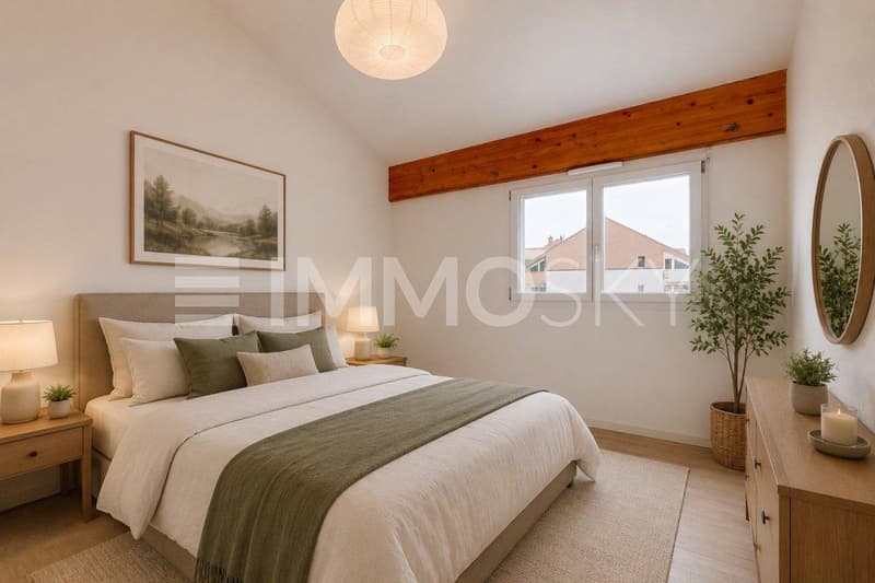 Chambre confortable - Home Staging