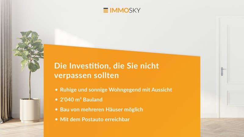 Wunderschönes Grundstück