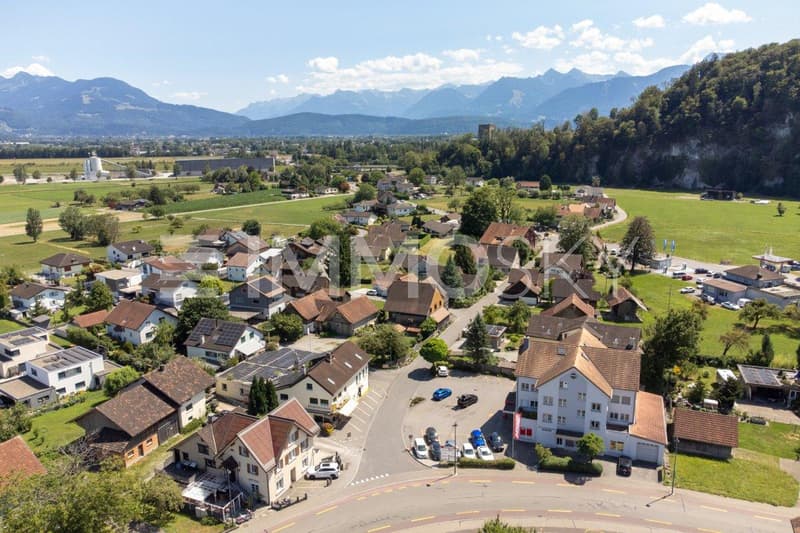 Zentrale Lage im Dorfkern von Oberriet