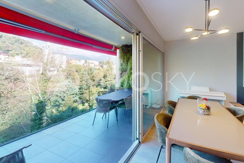 Terrazzo privato di 16 m² con vista panoramica