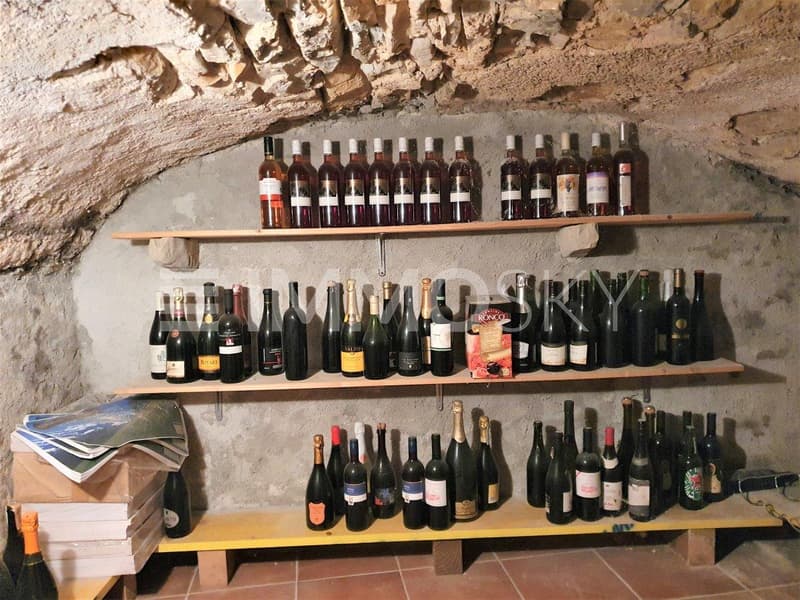 Grottino con cantina vini