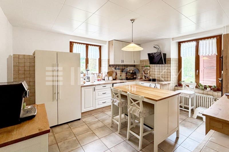 Cuisine spacieuse, 5.5 pces