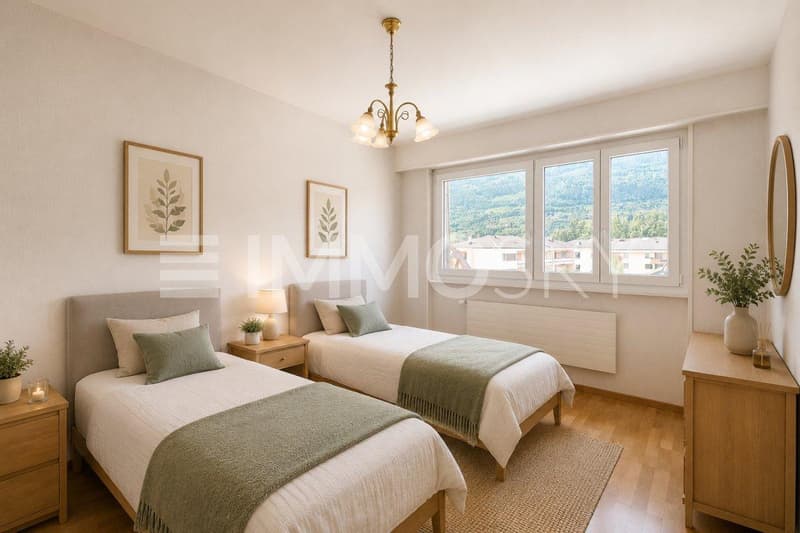 Chambre parentale - Home Staging