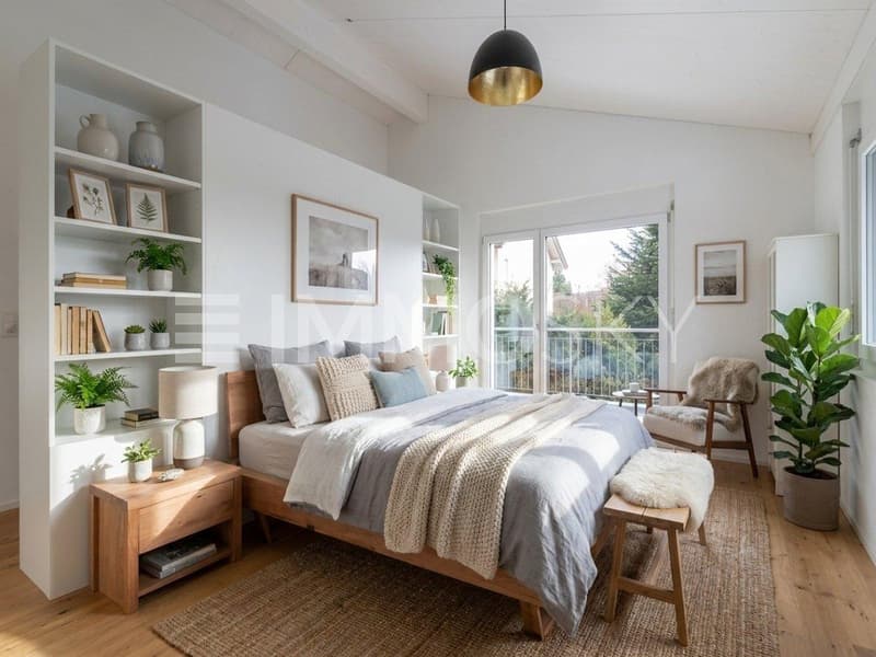 En Suite ins Bad und auf den Balkon - Erholung pur