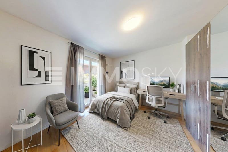 Chambre avec balcon - HOMESTAGING