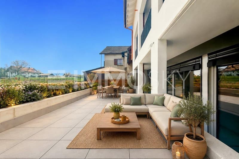 Somptueuse terrasse homestaging