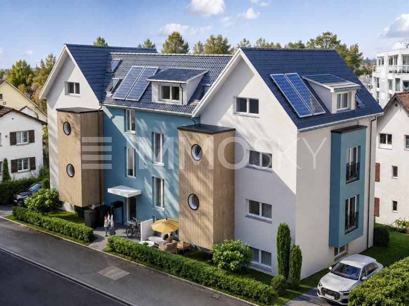 Modernes Zuhause in ruhiger Quartierlage stilvoll, naturnah und rundum behaglich