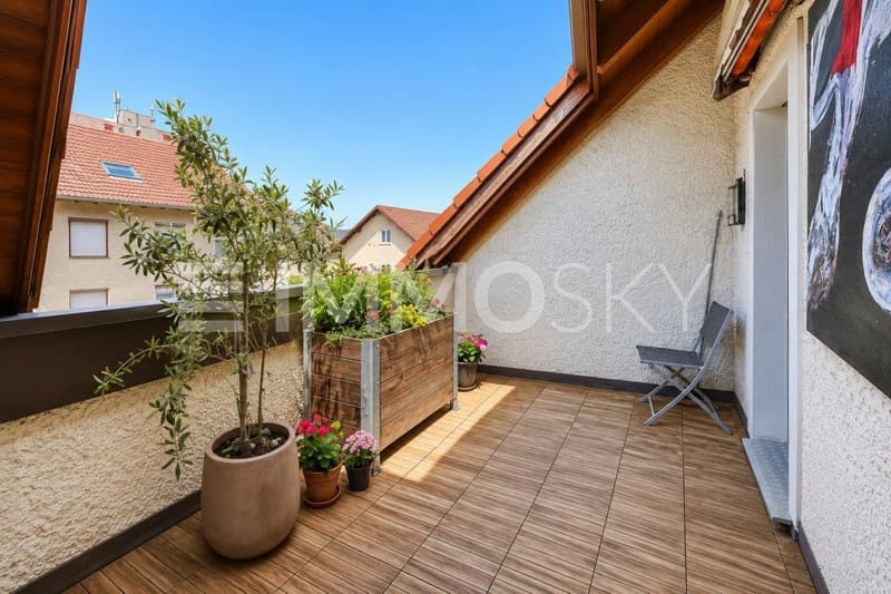 Gemütliche Abendsonne-Terrasse