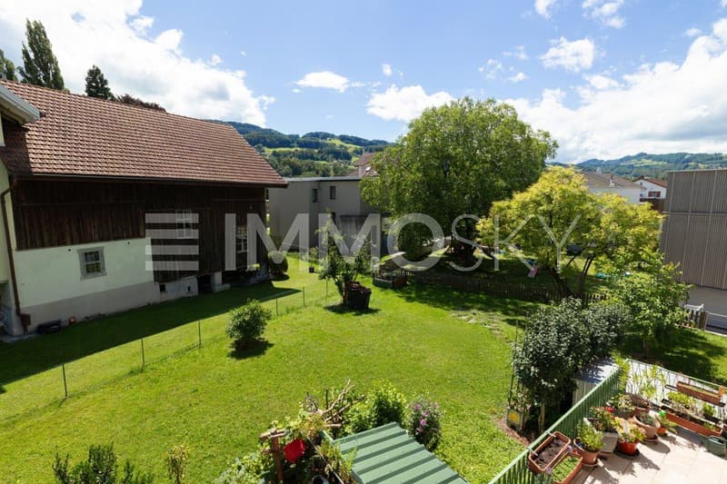 Aussicht vom Balkon