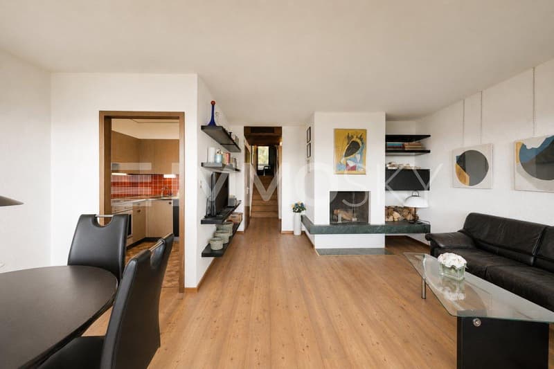 Distribution appartement en duplex