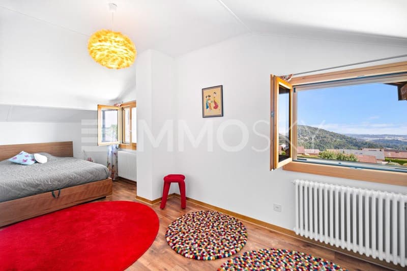 Chambre cosy et lumineuse
