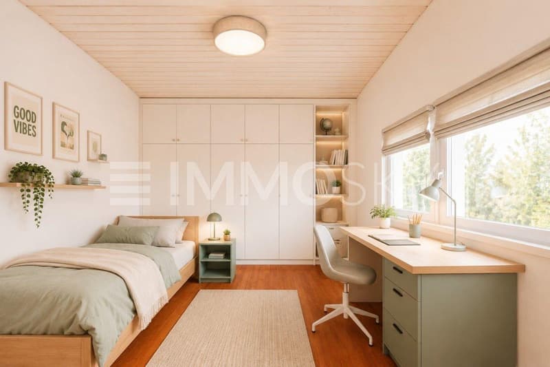 Chambre (ameublement home staging)