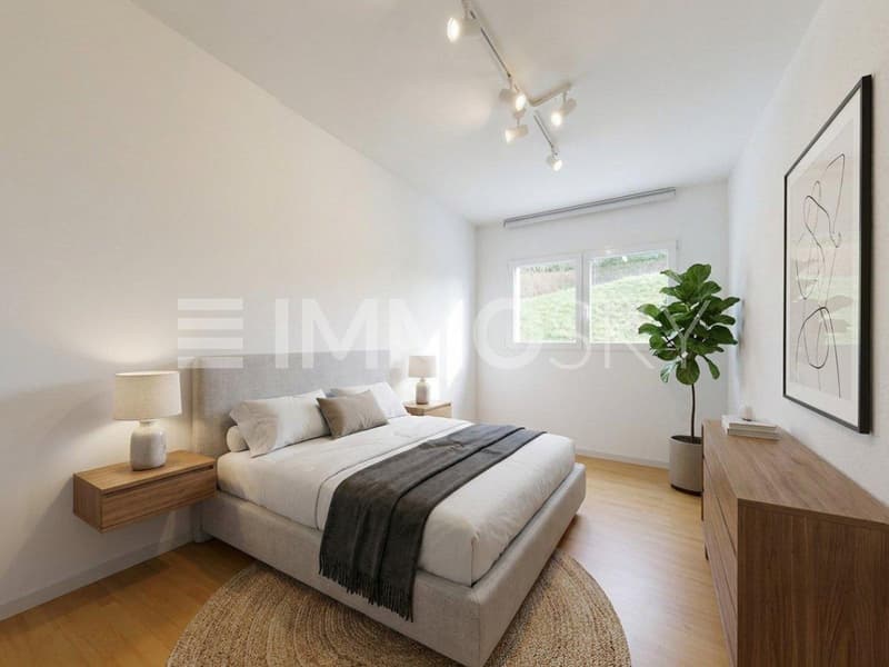 Belle chambre à coucher homestaging