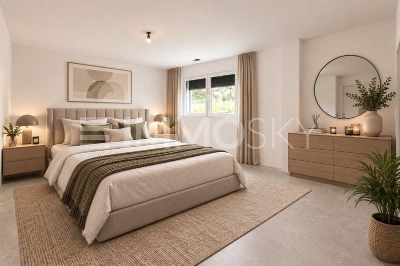 Chambre spacieuse (projection Homestaging)