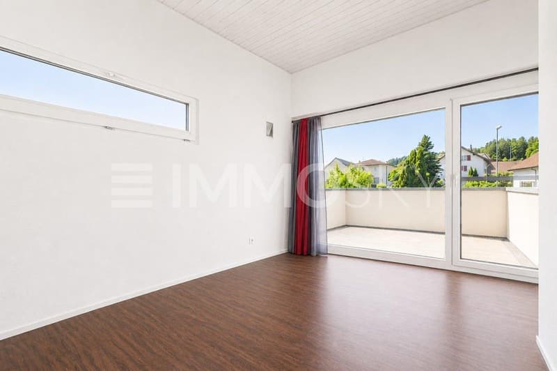Schlafzimmer mit Balkon
