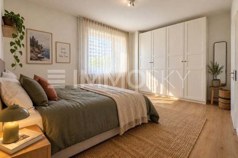 Chambre spacieuse (homestaging)