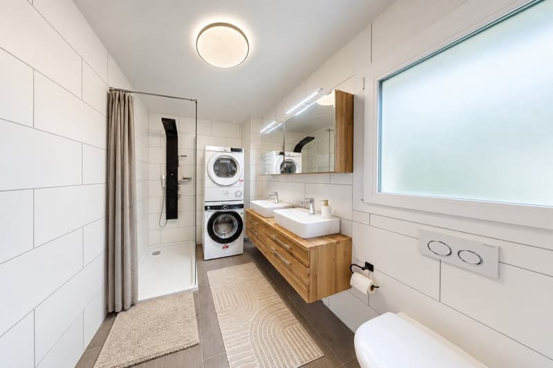 Salle de bains parentale
