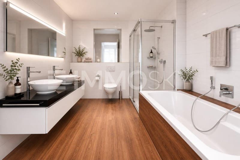 Helles Badezimmer