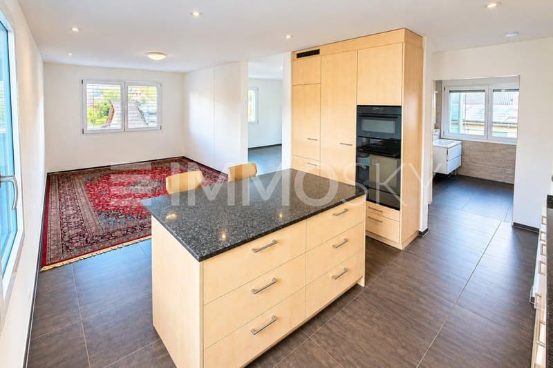 Moderne Küche mit stilvollem Design
