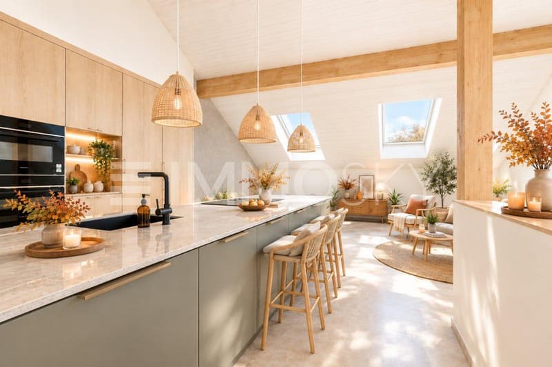 De l'espace pour ravir les papilles de tous homestaging