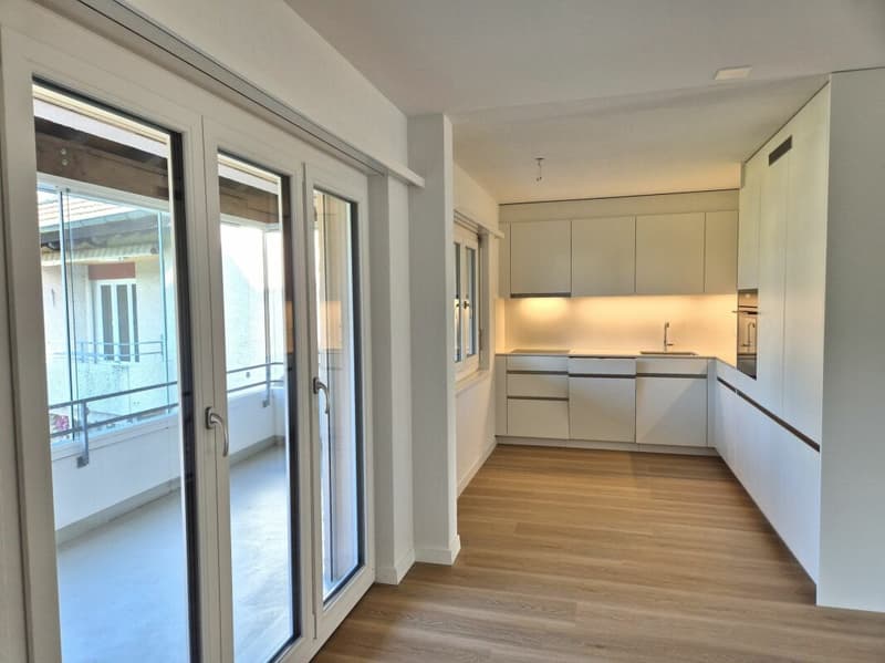 Balkon verglast / Küche