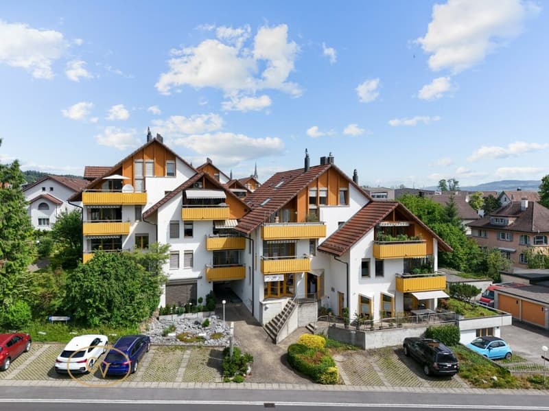Vorderansicht der Überbauung
