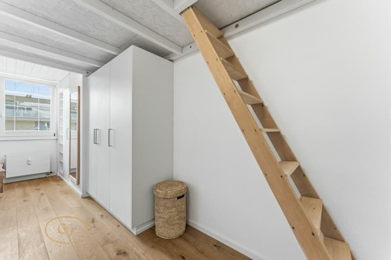 Treppe zum Estrichbereich
