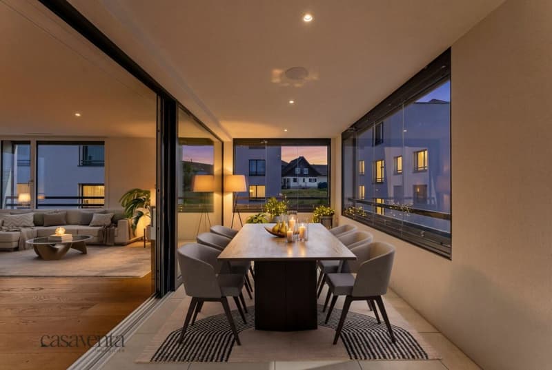 Loggia visualisiert - Nacht