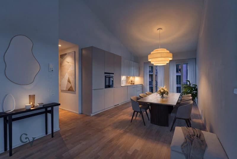 Küche/Essen - Staging (Nacht)